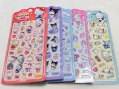 【正規品】韓国限定toktok サンリオ ボンボンドロップシール 5枚セット