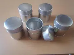 国産・未使用】アルミ缶66個セット ハンドメイド コスメ バーム 練り