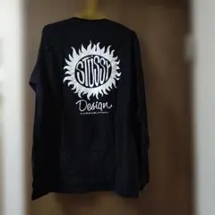 STÜSSY サンロゴ ロングスリーブTシャツ ブラック