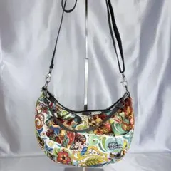 LeSportsac Kat Reed ショルダーバッグ カラフル花柄 ナイロン