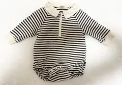 最終お値下げ❣️ベビー服　80サイズ　シマシマ柄　フタフタ　バースデー