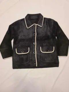 コート ジャケット ショートミンク フェイク エレガント オフィス デート F