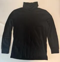 ユニクロ　超極暖ヒートテックタートルネックT　L　ブラック　メンズ