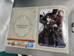 ソードアートオンライン　H賞　SAO小説表紙デザイン合紙付ミニポスター　10周年