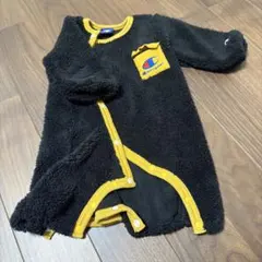 チャンピオン　黒　ロンパース　冬　60〜70