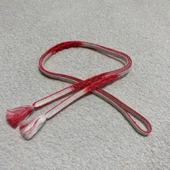 帯締め　ピンク系　昭和　レトロ