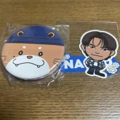 三代目JSB NAOTO ステッカーセット 缶バッジ2個セット