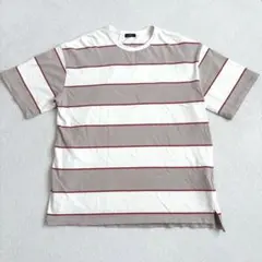 URBAN RESEARCH ITEMS ボーダー Tシャツ L 半袖 丸首のサムネイル