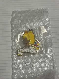 一番くじ　プリキュア　F賞　シルエットメタルチャーム　キュアパイン