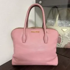 MIUMIU ミュウミュウ　2WAY ハンドバッグ　ピンク