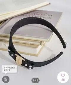 メゾンドフルール グログランリボンカチューシャのサムネイル