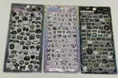 ストーンつきジュエルプチドロップ カミオジャパン・3枚セット