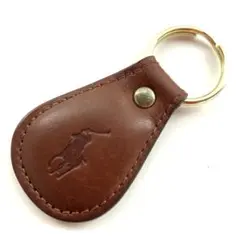 【廃盤品】ラルフローレン レザー キーリング キーホルダー