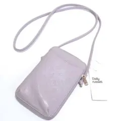 【未使用】Daily russet フェイクレザー エンボスショルダーウォレットのサムネイル