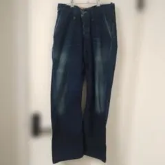 Rogan ダークブルー ストレートデニム 30