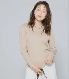 coca ウォッシャブル 極上ニットクルーネック