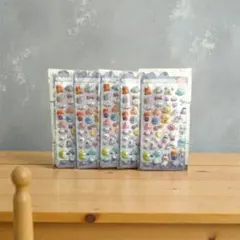 3Dシール 5枚セット　ボンボンドロップ風