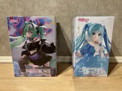 初音ミク レイニーダンス FiGURiZMα フィギュア Punk 2セット - メルカリ