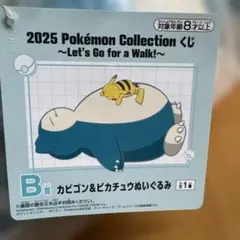 2025 ポケモン 一番くじ B賞 カビゴン＆ピカチュウ ぬいぐるみ - メルカリ