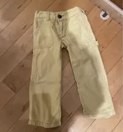 GLOBAL WORK ロングパンツ S 淡い黄色