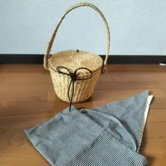 未使用　MUUNムーニュ　カゴバッグ　かご　バスケット