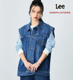 【美品】 【2023SS】Leeスリーブレスカーボーイジャケット デニムベスト