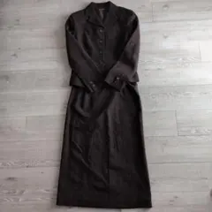 90s vintage ネップツイード セットアップ スカートスーツ ウール