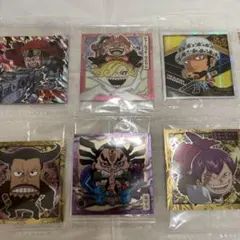 ワンピースウエハースシール　6枚