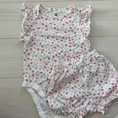 baby GAP 花柄ロンパース 12-18ヶ月