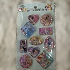 セリア　ディズニープリンセス 水シール 10個入り