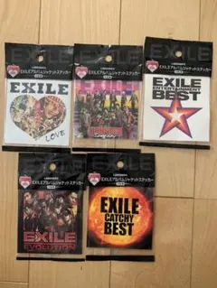 EXILE アルバム　ステッカー　5個セット