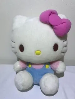 ハローキティ ぬいぐるみ オーバーオール 約30cm