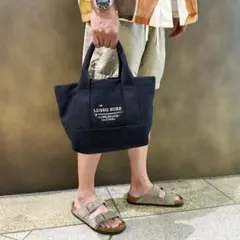 横浜で有名☆LUSSO SURF ロングビーチトートバッグ　ブラック