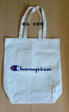 新品　未使用　Champion トートバッグ アイボリーのサムネイル