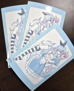 めろんぱーかー eプリント　ブロマイド 2025年10月版 そらねこ　3枚セット