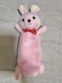 ウサギ型ファスナー付き筆箱