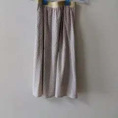 ferouxフレアロングスカート 花柄 クリーム色