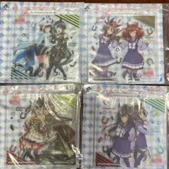 ウマ娘一番くじ　Ｆ賞スクエアアクリルスタンド4点セット