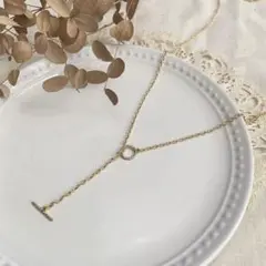 ツイストマンテル ＊ 2wayゴールドチェーンネックレス