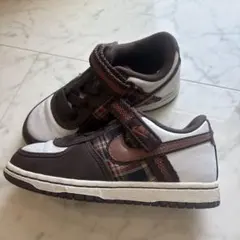 Nike スニーカー ブラウン/ホワイト ベルクロ付き