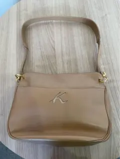 Kitamura キタムラ レザー ショルダーバッグ ベージュのサムネイル