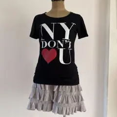 I ❤️ NY Tシャツ　黒 y2k