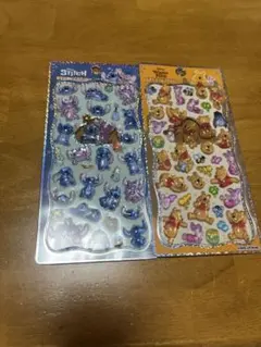 正規品　ディズニー プチドロ　スティッチ プーさん プチドロップシール プチドロ