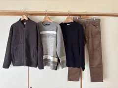 メンズ　フリース　セーター　パンツまとめ売り