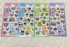 たまごっち平成はっぴーフォン　4枚　まめっち　おやじっち　くちぱっち　ふらわっち