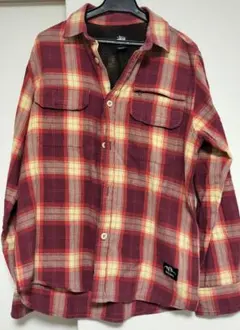 STUSSY チェックシャツ 長袖 ヴィンテージ フランネルシャツ メッシュのサムネイル