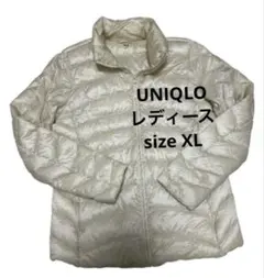 UNIQLO サイズXL ウルトラライトダウンジャケットアイボリー