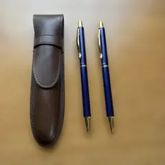 PILOT Cavalier ボールペン シャープペンシルセット（革ケース付き）のサムネイル
