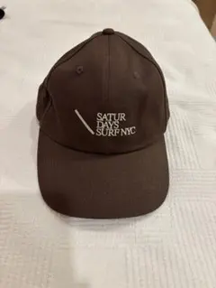 Saturdays Surf NYC ベースボールキャップ ブラウン　新品のサムネイル