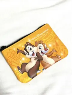 ディズニーリゾート　ポーチ　ミッキーマウスと仲間たち　チップとデール